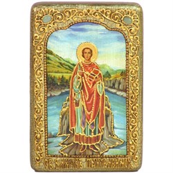 Пантелеймон Святой великомученик и целитель икона под старину - фото 10752