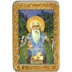 Сергий Радонежский икона под старину - фото 11458