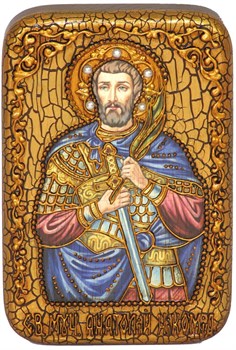 Святой мученик Анатолий Никомидийский икона под старину 3767 - фото 12515