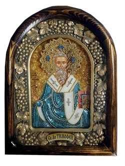 Апостол Тимофей, дивеевская икона из бисера 3793 - фото 12624