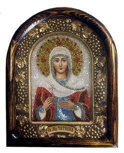 Татьяна Святая мученица, дивеевская икона из бисера 3530 - фото 12667