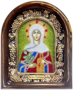 Татьяна Святая мученица, дивеевская икона из бисера - фото 5359