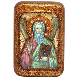 Андрей Первозванный апостол икона ручной работы под старину - фото 5588