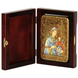 Анна, мать Пресвятой Богородицы икона ручной работы под старину - фото 6040