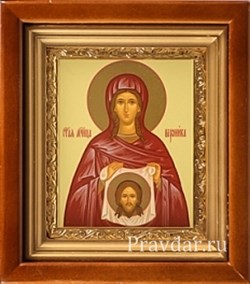 Вероника Святая мученица, икона в киоте 16х19 см - фото 6774