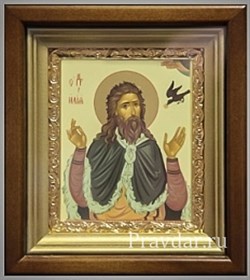 Илия пророк, икона в киоте 16х19 см - фото 6880