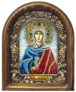 Мария Вифанская Праведная, дивеевская икона из бисера - фото 8016