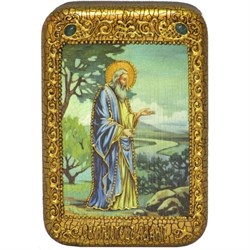 Святой праотец Адам икона ручной работы под старину - фото 9317