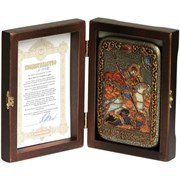 икона Святой Георгий, чудо о змие