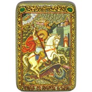 икона Святой Георгий, чудо о змие