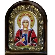 Валерия Святая Царица , дивеевская икона из бисера