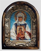 Святая блаженная Мария Дивеевская, дивеевская икона из бисера