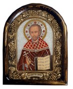 Священномученик Дими́трий (Дмитрий) Гливенко, дивеевская икона из бисера ручной работы 3208