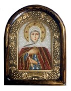 Святая Пророчица Анна, дивеевская икона из бисера 3794