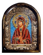 Святая праведная Мария Клеопова, дивеевская икона из бисера 3806