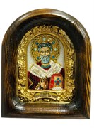 Икона священномученика Климента Папы Римского из бисера ручной работы 3879