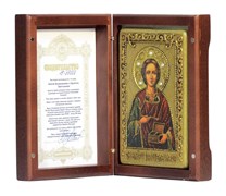 Пантелеймон Святой великомученик и целитель икона под старину 2104