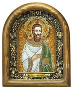 Тимофей Святой праведный, дивеевская икона из бисера