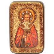 Григорий Богослов Святитель икона ручной работы под старину