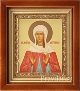 Антонина Святая мученица, икона в киоте 16х19 см