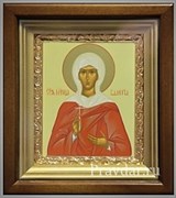 Валерия Святая мученица, икона в киоте 16х19 см