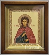 Иулия (Юлия) Святая мученица, икона в киоте 16х19 см