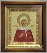 Наталия Святая мученица, икона в киоте 16х19 см