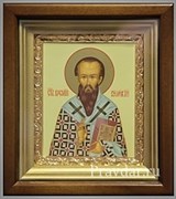 Василий Великий, икона в киоте 16х19 см