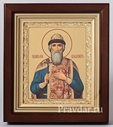 Владимир равноапостольный, икона в киоте 16х19 см