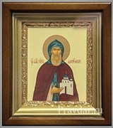 Даниил Московский, икона в киоте 16х19 см