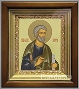 Петр Апостол, икона в киоте 16х19 см