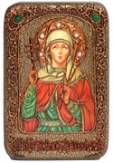 Святая мученица Виктория Кордувийская икона на мореном дубе.