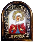 Алевтина Святая мученица, дивеевская икона из бисера
