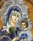 Неувядаемый цвет образ Божией Матери, дивеевская икона из бисера и натуральных камней 3258
