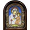 Иверская Божья Матерь, дивеевская икона из бисера ручной работы - фото 10871