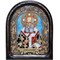 Святитель Григорий Богослов, дивеевская икона из бисера ручной работы - фото 10897
