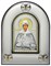Святая блаженная Матрона Московская, серебряная икона в киоте со стеклом - фото 11539