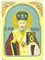 Рукописная икона "Святитель Николай, архиепископ Мир Ликийский (Мирликийский), чудотворец" на кипарисе 3688