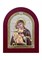 Владимирская Божия Матерь, серебряная икона деревянный оклад цветная эмаль - фото 7456