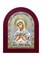 Семистрельная Божия Матерь, серебряная икона деревянный оклад - фото 7467
