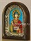 Пантелеймон Святой Великомученик, дивеевская икона из бисера ручной работы 2778 Пантелеймон Святой Великомученик, дивеевская икона из бисера ручной работы 2778
