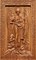 Иоанн Креститель, резная икона на дубовой цельноламельной доске (ростовая) - фото 8875
