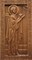 Анна Пророчица, резная икона на дубовой цельноламельной доске (ростовая) - фото 8894