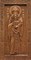 Спиридон Тримифунтский, резная икона на дубовой цельноламельной доске (ростовая) - фото 8937