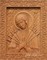 Семистрельная Божия Матерь, резная икона на дубовой цельноламельной доске - фото 9093