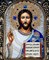 Господь Вседержитель, дивеевская икона из бисера ручной работы 3112