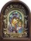 Казанская Божья Матерь, дивеевская икона из бисера и натуральных камней - фото 9430